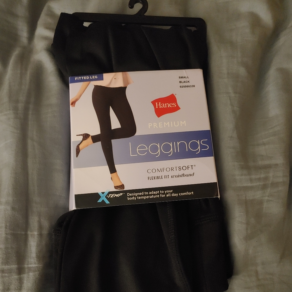 Hanes Premium Black Leggings